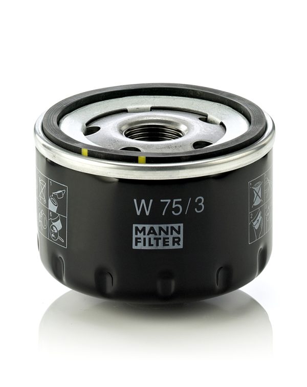 Filtru ulei DACIA SANDERO 1.6 MPI 85 (BS03) benzina 84 cai MANN-FILTER W 75/3