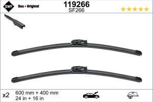 Lamela stergator DACIA SANDERO III 1.0 TCe 100 ECO-G Benzina/Autogaz (GPL) 101 cai SWF 119266