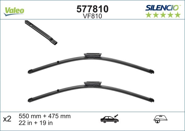 Lamela stergator DACIA LOGAN II 1.0 LPG Benzina/Autogaz (GPL) 101 cai VALEO 577810