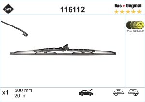 Lamela stergator DACIA LOGAN II 1.6 16V benzina 105 cai SWF 116112