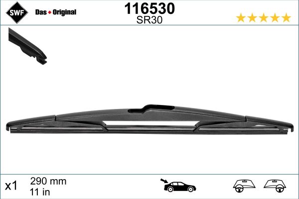 Lamela stergator DACIA SANDERO III 1.0 SCe 65 benzina 67 cai SWF 116530