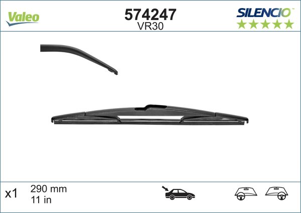 Lamela stergator DACIA LODGY (JS_) 1.5 Blue dCi 115 (JSJT) diesel 116 cai VALEO 574247