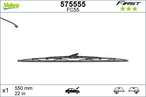 Lamela stergator DACIA LODGY (JS_) 1.6 benzina 83 cai VALEO 575555