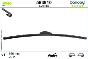Lamela stergator DACIA LODGY (JS_) 1.6 benzina 83 cai VALEO 583910