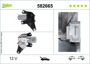 Motor stergator DACIA SANDERO II 1.5 dCi 75 / Blue dCi 75 (B8JW, B8M4, B8AH, B8M7, B8M6) diesel 75 cai VALEO 582665