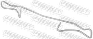 Arc placuta frana FEBEST 0303-001 DACIA DUSTER (HS_) 1,461 cmc (K9K 666, K9K 858, K9K 658, K9K 856, K9K 667) diesel 109 FEBEST 0303-001