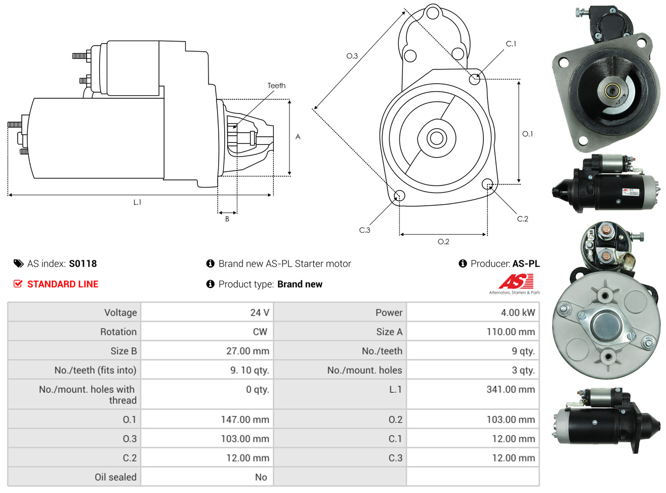 Alternator AS-PL A3788S DACIA DUSTER (HM_) 1,598 cmc (H4M 740) Benzina/Autogaz (GPL) 109 AS-PL A3788S