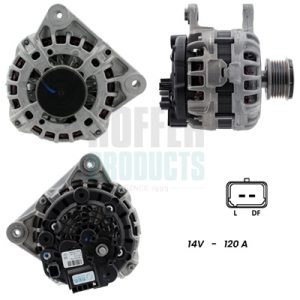 Alternator HOFFER H55101411G DACIA SANDERO 1,461 cmc (K9K 892) diesel 88 HOFFER H55101411G
