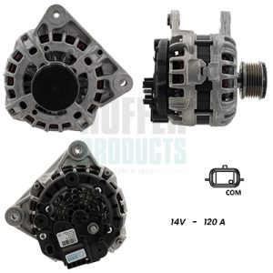 Alternator HOFFER H55101417G DACIA LOGAN MCV II 1,461 cmc (K9K 626, K9K 612) diesel 75 HOFFER H55101417G