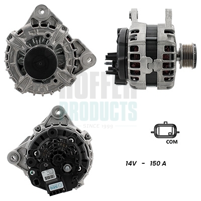 Alternator HOFFER H55101419G DACIA LOGAN MCV II 1,461 cmc (K9K 838, K9K 830) diesel 84 HOFFER H55101419G