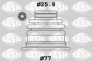 Ansamblu burduf articulatie planetara SASIC 1904052 DACIA SANDERO 1,390 cmc (K7J 714, K7J 710) benzina 75 SASIC 1904052