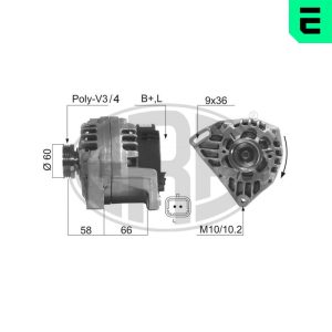 Alternator ERA 210286A DACIA LOGAN II 1,149 cmc benzina 73 ERA 210286A