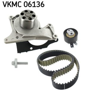 Set pompa apa + curea dintata SKF VKMC 06136