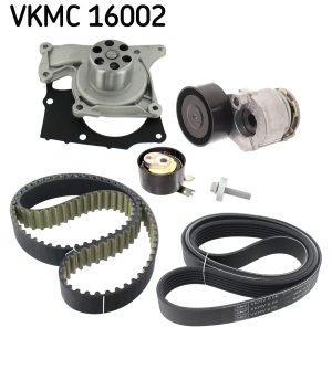 Pompa de apa + set curea dintata / trapezoidala SKF VKMC 16002