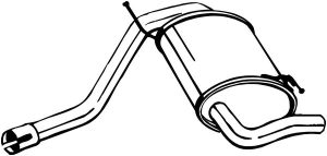 Toba esapament finala BOSAL 200-219 – imagine produs
