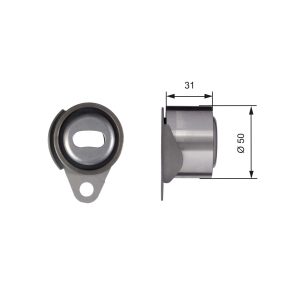 Rola intinzator curea distributie GATES T41157
