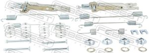 Set accesorii saboti frana parcare FEBEST 0204-G15RAR-KIT