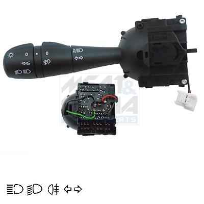 Comutator coloana directie MEAT DORIA 23536 DACIA LOGAN II 1,149 cmc (D4F 734) Benzina/Autogaz (GPL) 72 MEAT DORIA 23536