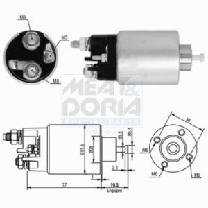 Solenoid electromotor MEAT DORIA 46058