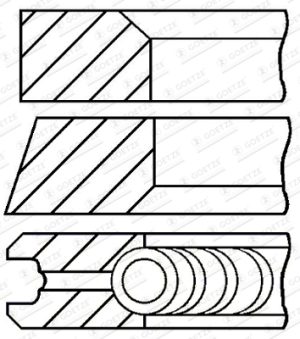 Set segmenti piston GOETZE ENGINE 08-123405-30 Set segmenti piston GOETZE ENGINE 08-123405-30 – imagine produs