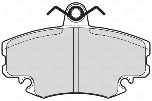 Set placute frana VALEO 601699