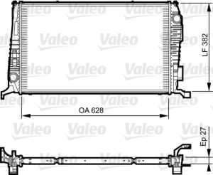 Radiator racire motor VALEO 735279