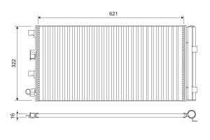 Condensator climatizare VALEO 814178