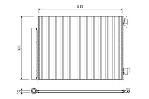 Condensator climatizare VALEO 814373