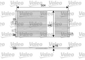 Condensator climatizare VALEO 817687