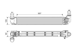 Intercooler compresor VALEO 818228