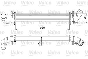 Intercooler compresor VALEO 818544