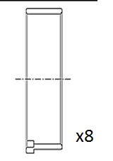 Cuzineti biela FAI AUTOPARTS BB2051-050 DACIA PICK UP 1,870 cmc (F8Q 636) diesel 64 FAI AUTOPARTS BB2051-050