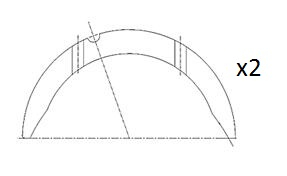 Saiba distantier arbore cotit FAI AUTOPARTS BT3008-STD
