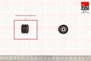 Rola ghidare / conducere curea distributie FAI AUTOPARTS T9370