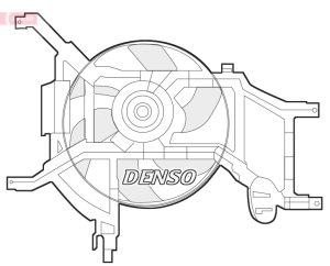 Ventilator radiator DENSO DER37002