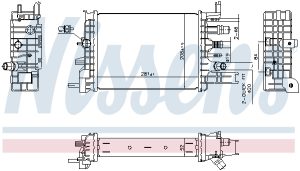 Radiator racire motor NISSENS 607033