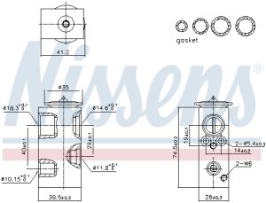 Supapa expansiune clima NISSENS 999426
