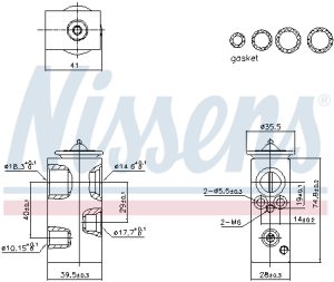 Supapa expansiune clima NISSENS 999450