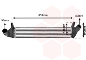 Intercooler compresor VAN WEZEL 15004006
