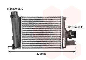 Intercooler compresor VAN WEZEL 15004642