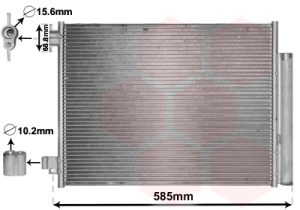Condensator climatizare VAN WEZEL 15005011