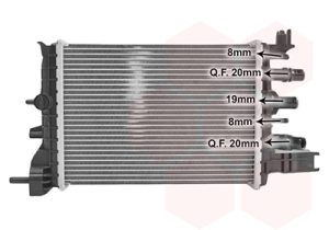 Intercooler compresor VAN WEZEL 15014702