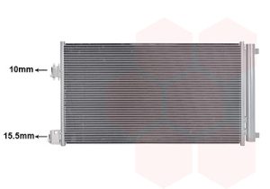 Condensator climatizare VAN WEZEL 15015702