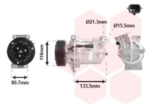 Compresor climatizare VAN WEZEL 1501K700