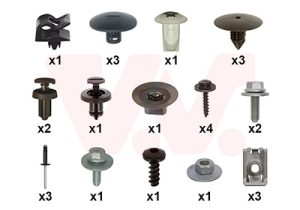 Set montaj aripa laterala VAN WEZEL 1506796