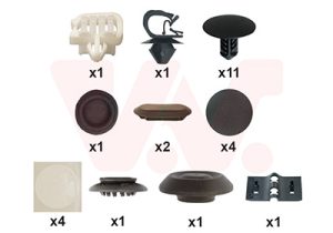 Set montaj capota motor VAN WEZEL 1518797