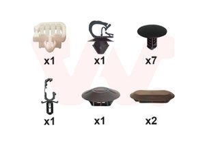 Set montaj capota motor VAN WEZEL 1528797