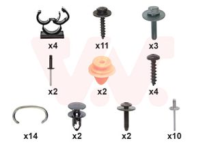 Set montaj bara protectie VAN WEZEL 1557794