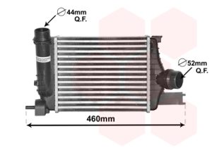 Intercooler compresor VAN WEZEL 43004602