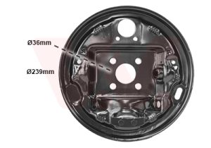 Protectie stropire disc frana VAN WEZEL 4339374